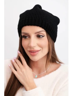 Čepice s rolováním Magda K293 camel