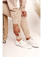 Dámské Kozene Tenisky Big Star Bílé V274869 Dámské Kozene Tenisky Big Star Bílé V274869