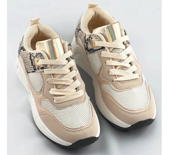 Béžové dámské sportovní boty (6348) Béžové dámské sportovní boty (6348)