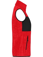 JN Dámská fleecová vesta 02. red/black model 22538355 - Daiber