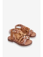 Dětské sandály na suchý zip se model 21621797 - Boto