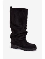 Kozačky Nazouvací S Černé model 21788125 - Boto Kozačky Nazouvací S Černé model 21788125 - Boto