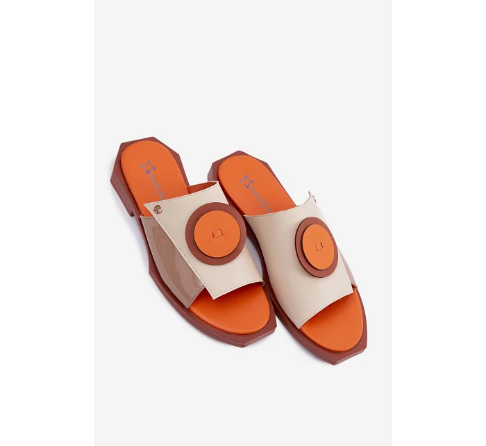 Kožené dámské pantofle model 22123058 - Maciejka