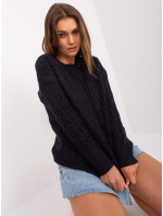 Sweter AT SW model 18884798 czarny - FPrice