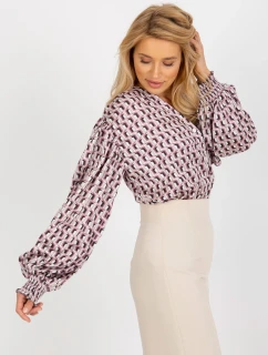 Dámská košile LK KS  bílá a růžová  model 18132750 - FPrice