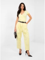 T shirt RV TS model 21958597 jasny żółty - FPrice