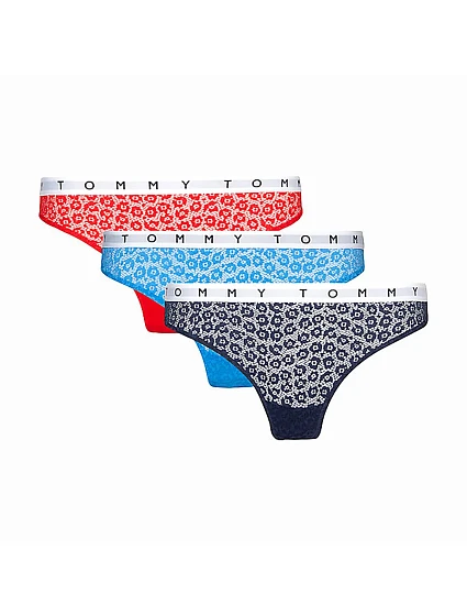 Dámská tanga Lace 3 Pack UW0UW02524-0V7 - Tommy Hilfiger Dámská tanga Lace 3 Pack UW0UW02524-0V7 - Tommy Hilfiger