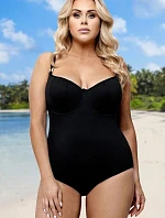 Jednodílné dámské plavky L4392/1 černé - Lorin