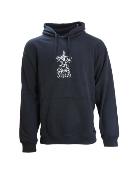 Vans Black Crazy Eddy 66 Volný svetr s kapucí - VN000JE7BLK Vans Black Crazy Eddy 66 Volný svetr s kapucí - VN000JE7BLK