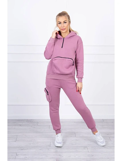 model 18747796 sada s ozdobnou kapsou tmavě růžová - K-Fashion model 18747796 sada s ozdobnou kapsou tmavě růžová - K-Fashion
