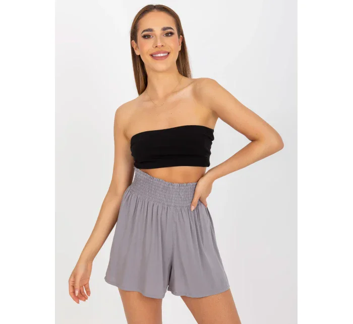 Šortky D73761M62238KA šedá