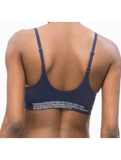 Dámská podprsenka model 7178584 tmavě modrá - Calvin Klein Dámská podprsenka model 7178584 tmavě modrá - Calvin Klein