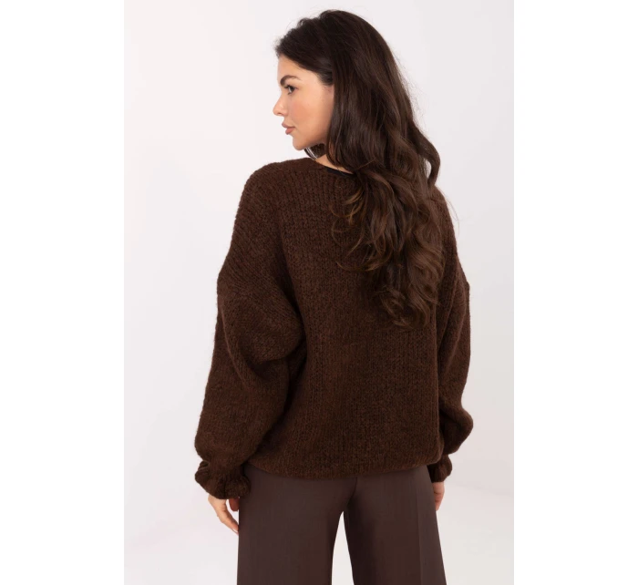 Svetr na zapínání model 217968 Rue Paris Svetr na zapínání model 217968 Rue Paris