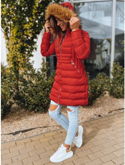 Dámská zimní bunda TERIS červená FashionStreet TY3097