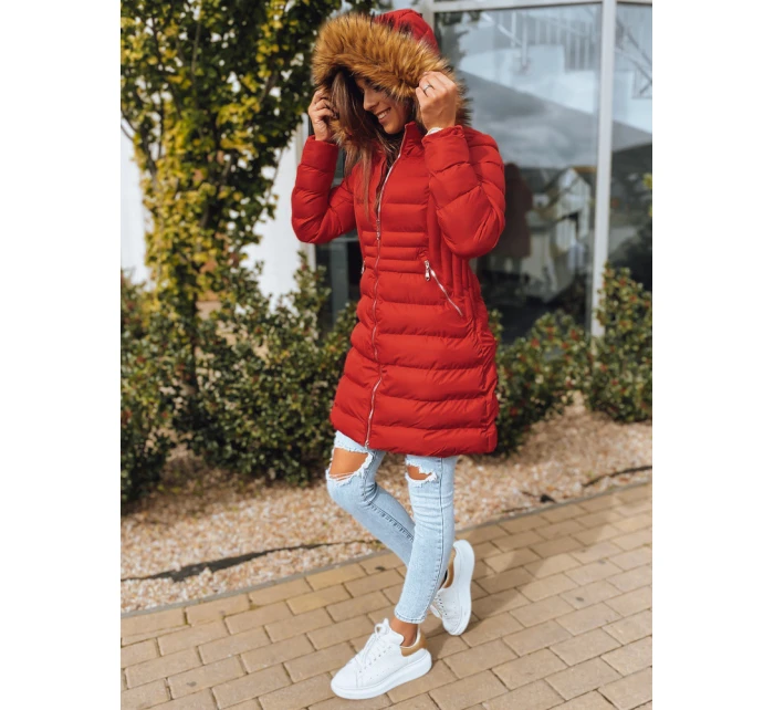 Dámská zimní bunda TERIS červená FashionStreet TY3097