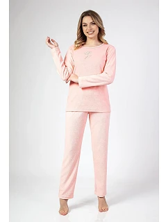 Dámské pyžamo Regina 677 dlouhé/r froté S-XL