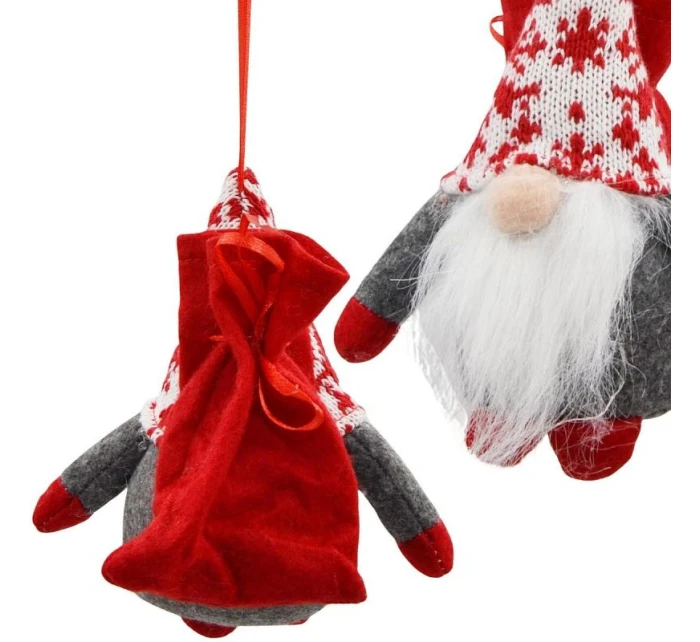 DEKORATIVNÍ MIKÁDO S DÁRKOVÝM SÁČKEM 15CM ŠEDÉ BARVY