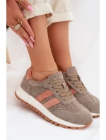 Dámské tenisky z přírodního semiše tmavě zelené model 22013959 - EVENTO Dámské tenisky z přírodního semiše tmavě zelené model 22013959 - EVENTO