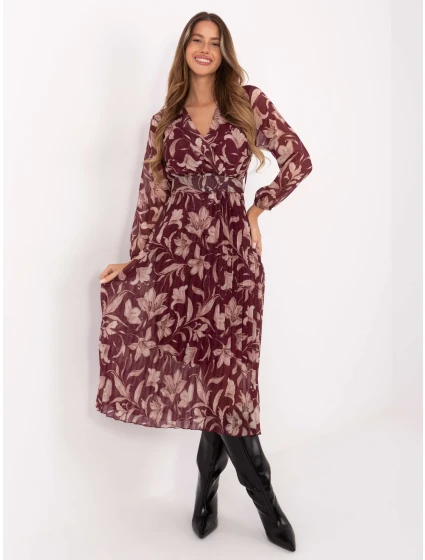 Sukienka IT SK  bordowy model 21717730 - FPrice