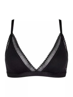 sloggi GO Ribbed R Bralette - BLACK - SLOGGI BLACK - SLOGGI