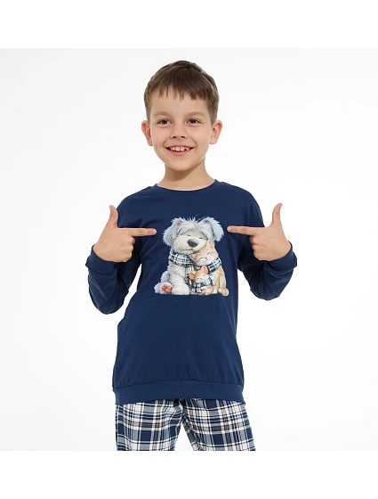 Pyžamo Young Boy Home délka rukávů model 22334463 - Cornette