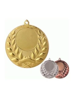 Medal złoty ogólny z miejscem na emblemat 25 mm - medal stalowy