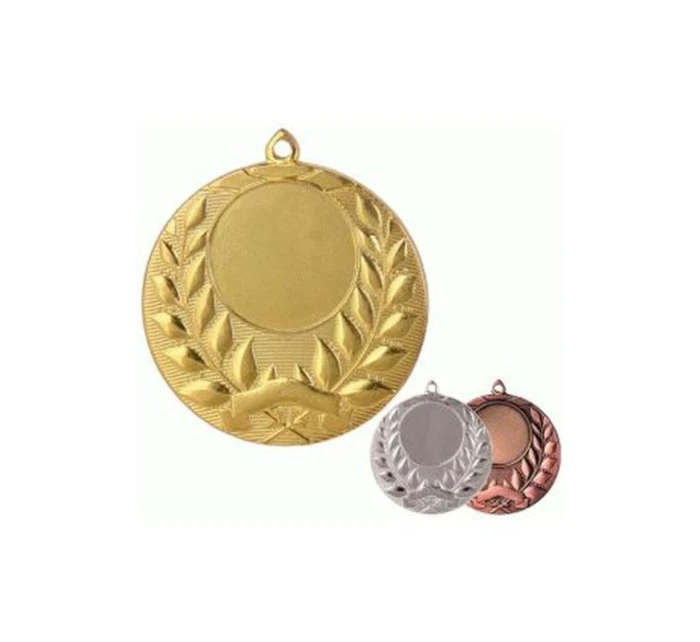 Obecná zlatá medaile s prostorem pro emblém 25 mm - ocelová medaile