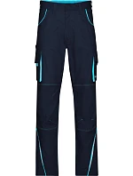 Daiber JN 847 (42-60) Pracovní kalhoty - Color 02.847M navy/turquoise Daiber JN 847 (42-60) Pracovní kalhoty - Color 02.847M navy/turquoise