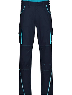Daiber JN 847 (42-60) Pracovní kalhoty - Color 02.847M navy/turquoise