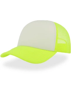 Rapper 5 panelová síťovaná kšiltovka model 22478735 yellow fluo - Atlantis Headwear