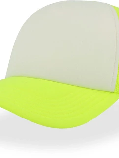 Rapper 5 panelová síťovaná kšiltovka model 22478735 yellow fluo - Atlantis Headwear