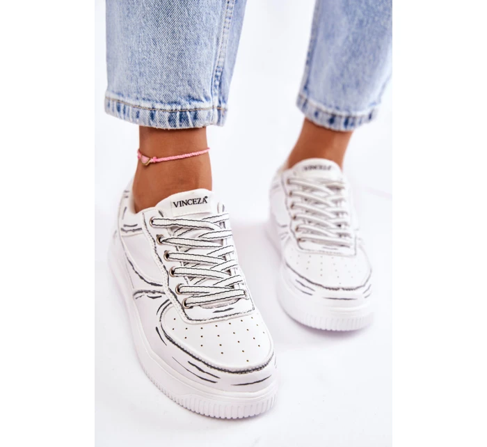 Dámské nízké sportovní boty Bíle Solveig