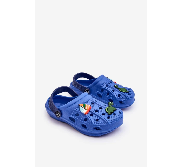 Dětské pěnové lehké sandály Crocs Modre model 21623877 - Boto