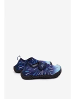 Dětské boty na suchý zip tmavě modré model 22181912 - Boto Dětské boty na suchý zip tmavě modré model 22181912 - Boto