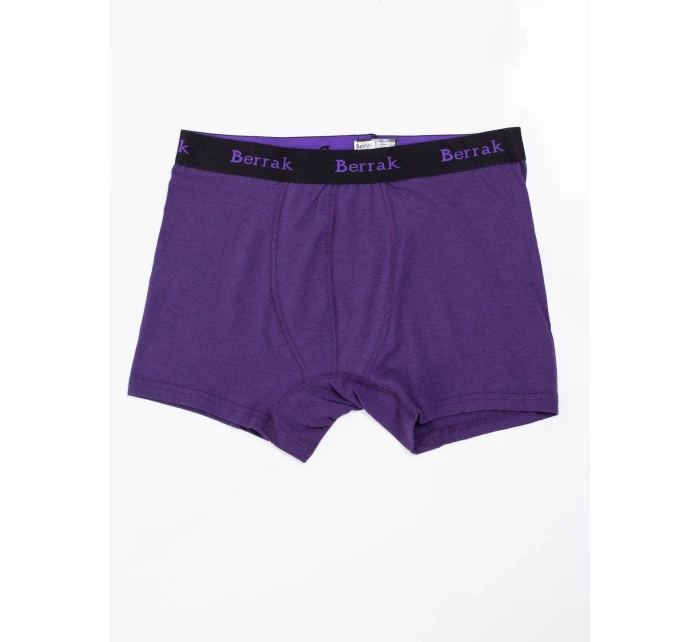 Boxerky BR BK model 17355582 tmavě fialová - FPrice Boxerky BR BK model 17355582 tmavě fialová - FPrice