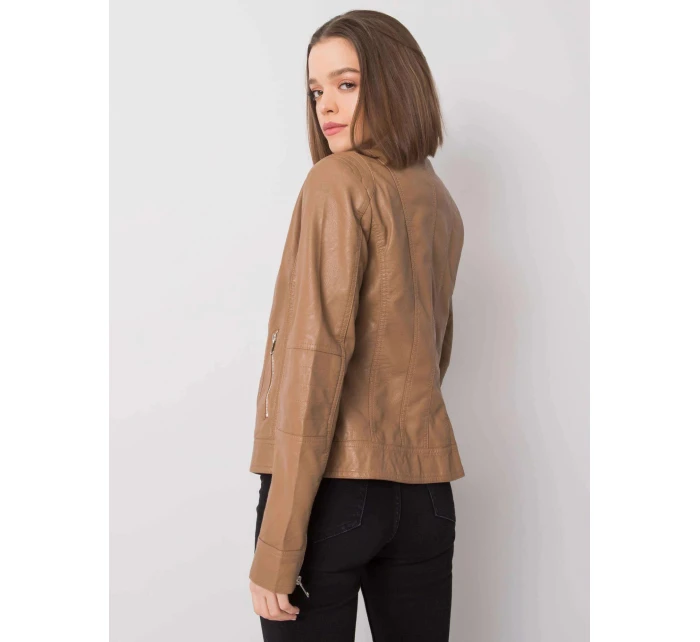 Dámská krátká bunda NM DE KR HX 2838.95P Hnědá velbloud - FPrice