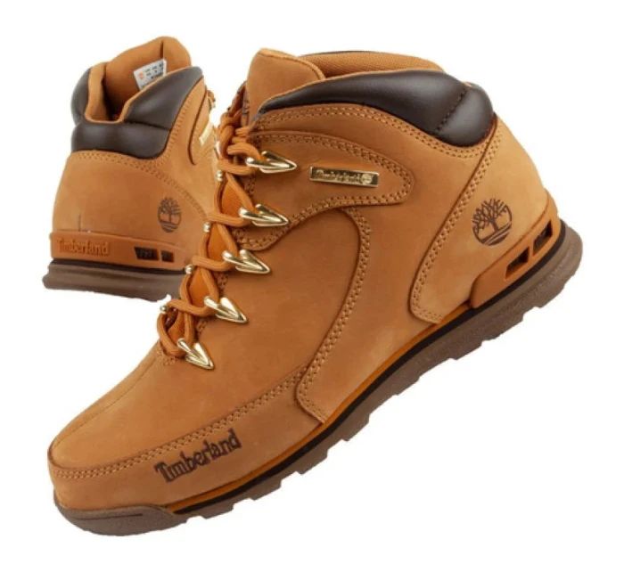 Pánské kotníkové boty Euro Rock M TB06164R231 Světle hněda Camel - Timberland Pánské kotníkové boty Euro Rock M TB06164R231 Světle hněda Camel - Timberland