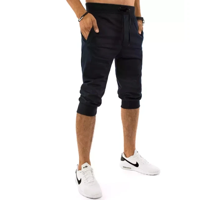 FashionStreet pánské tmavě modré teplákové šortky SX1536