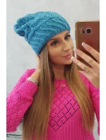 Dámská čepice Dagmara K332 tyrkysová Dámská čepice Dagmara K332 tyrkysová