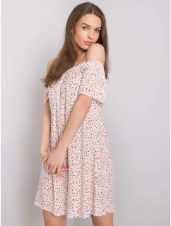 Šaty D73771M30145G bílé a červené