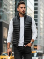 Pánská prošívaná vesta černá model 21991586 - Dstreet