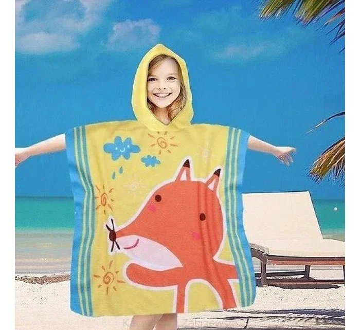 dětské plážové pončo s kapucí model 20965682 - Cotton World dětské plážové pončo s kapucí model 20965682 - Cotton World