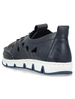 Rieker W RKR652 námořnicky modrá kožená polobotka s prolamovanou podrážkou Rieker W RKR652 námořnicky modrá kožená polobotka s prolamovanou podrážkou