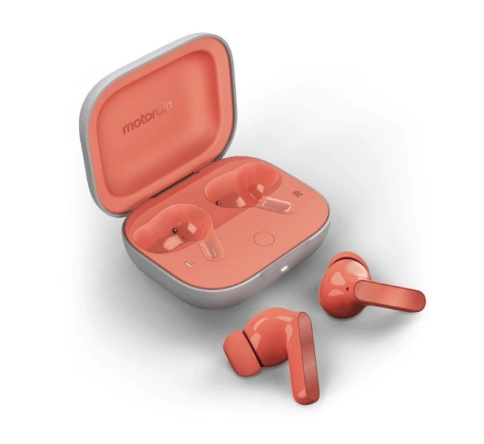 Motorola Moto buds Peach Pink sluchátka