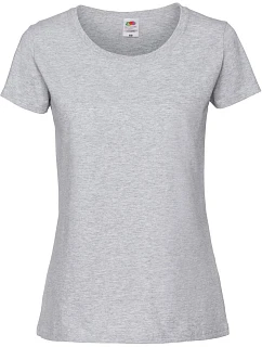 LadyFit Iconic 195 T Dámské tričko z těžké bavlny model 22431534 heather grey - Fruit of the Loom