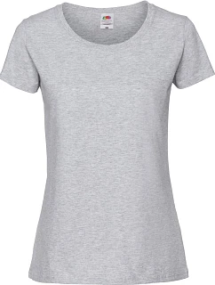 LadyFit Iconic 195 T Dámské tričko z těžké bavlny model 22431534 heather grey - Fruit of the Loom