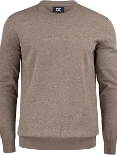 Cutter & Buck Oakville Men Pánský pletený svetr 68.5416 nougat melange