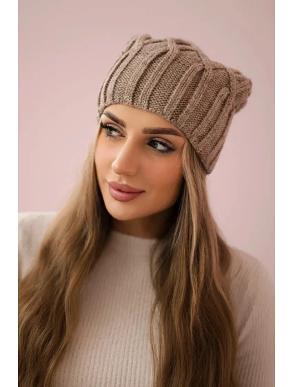 Milano fleecová čepice K203 tmavě béžová Milano fleecová čepice K203 tmavě béžová