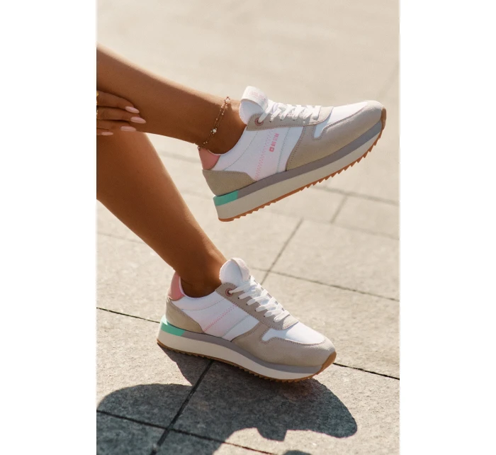 Semišové Dámské Tenisky Big Star HIPOLY SYSTEM model 21693001 - Big Star Shoes Semišové Dámské Tenisky Big Star HIPOLY SYSTEM model 21693001 - Big Star Shoes