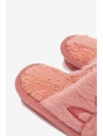 Dětské pantofle s kožíškem Růžové Norene